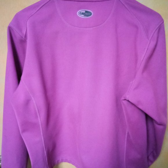 ADIDAS ClimaProof Wind Pink and Grey Full Zip Jacket Size Medium - Picture 3 of 7